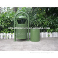 32 gallon environmentally friendly dustbin street trash can metal park dustbin